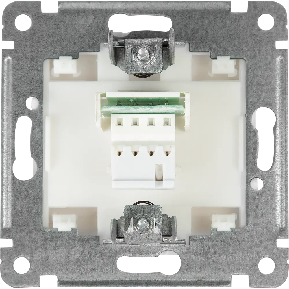 Телефонная розетка встраиваемая Hegel РСТ-400-01 цвет слоновая кость STLM-2120321 - Вид №3