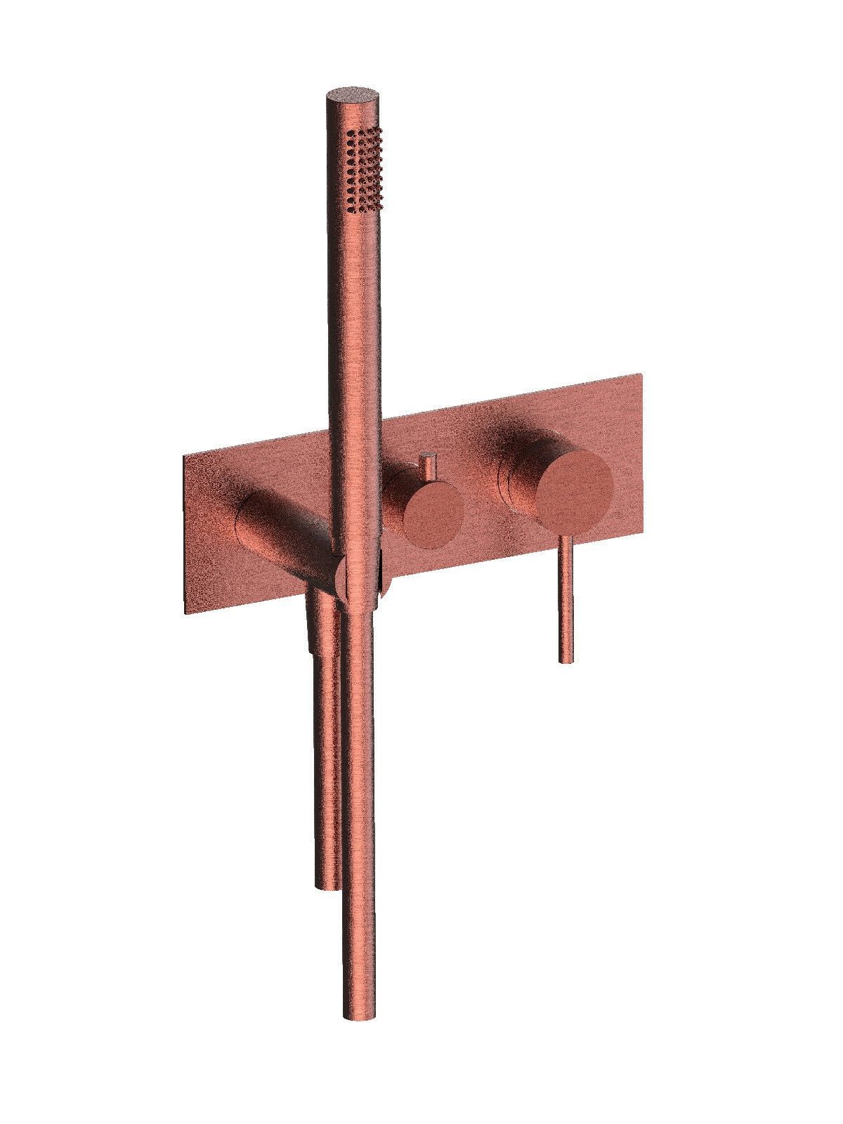 Смеситель для ванны из нержавеющей стали с переключателем Rubinetterie Frattini Pepe XL 316 ARCH-00043219 - Вид №3