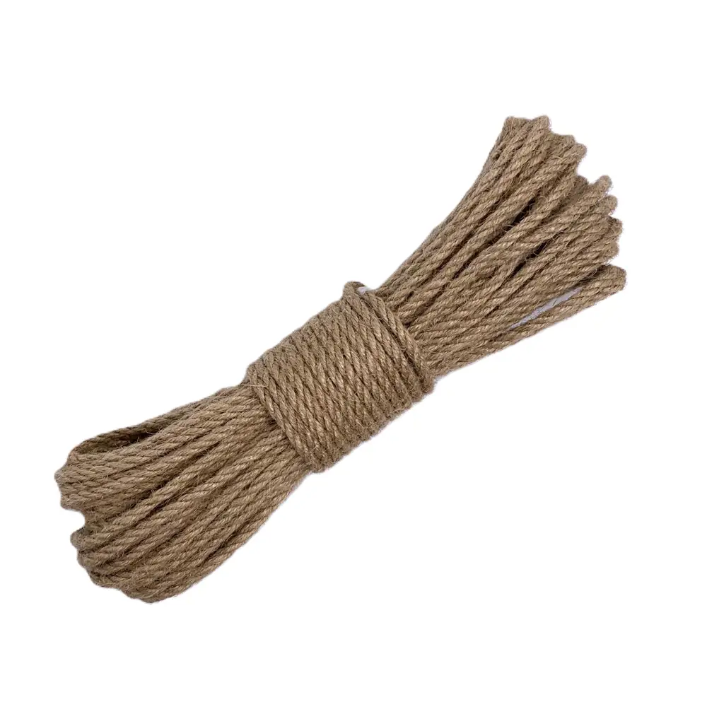 Джутовая веревка СИБШНУР 4 мм × 20 м - натуральная и прочная 89411583 STLM-1568142 - Вид №3