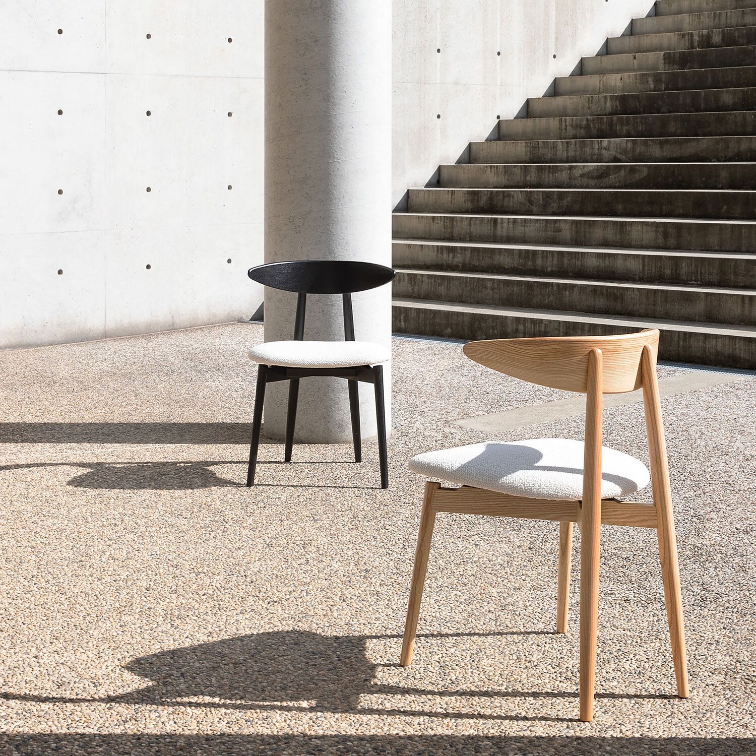 Стул из ясеня с мягким сиденьем Désirée divani чай ARCH-00028477 - Вид №3