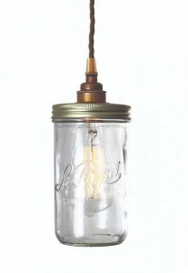 Mullan Lighting Подвесной светильник ручной работы с прямым светом Jam jar Mlp027