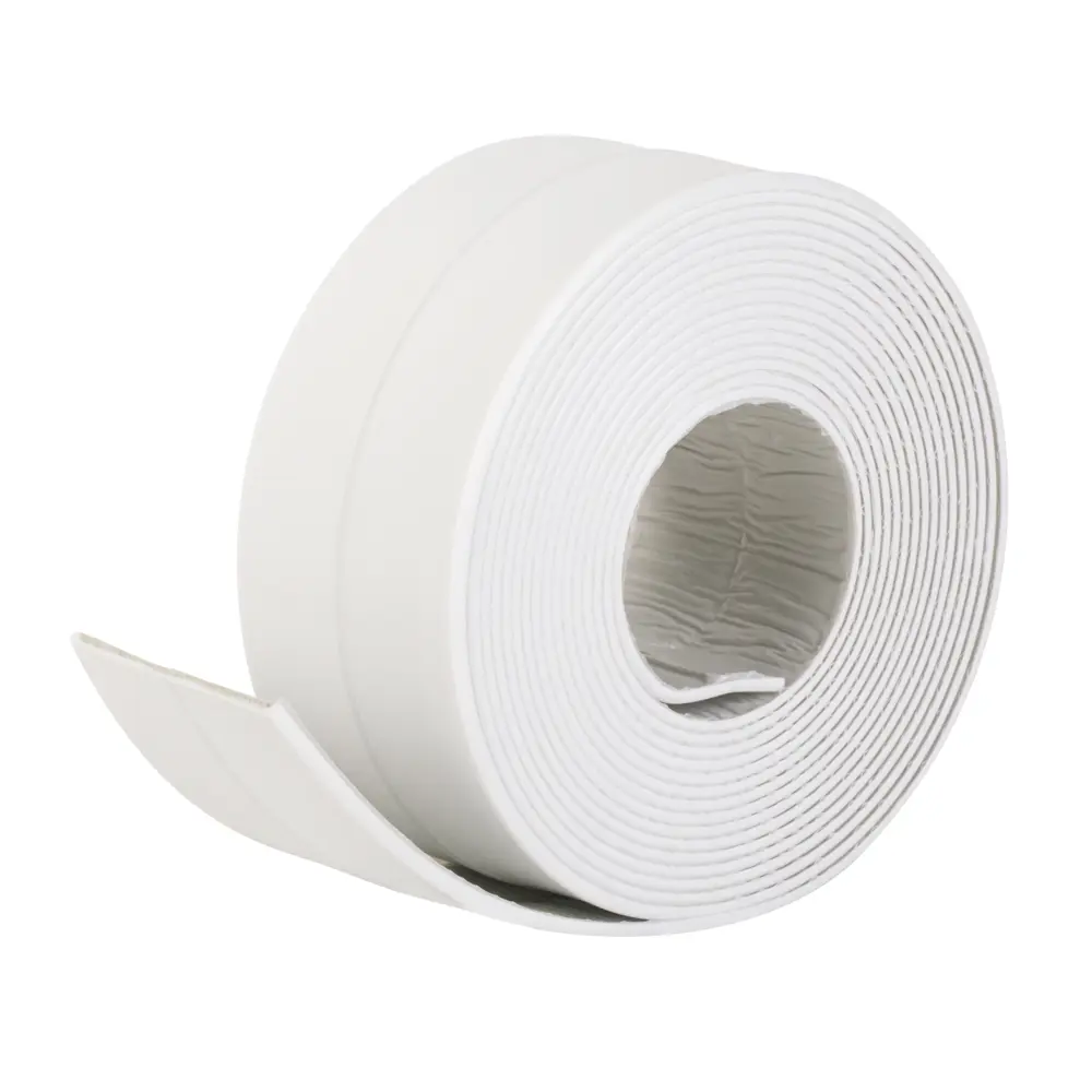 Бордюрная лента для ванной MONLID 38 мм 3.35 м цвет белый STLM-2154185