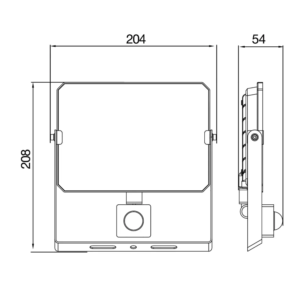 OSRAM LED-прожектор уличный 50Вт с датчиком движения, нейтральный белый свет 89438702 STLM-1563390 - Вид №7