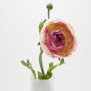 Цветок Ранункулюс розовый в интерьер 34 см