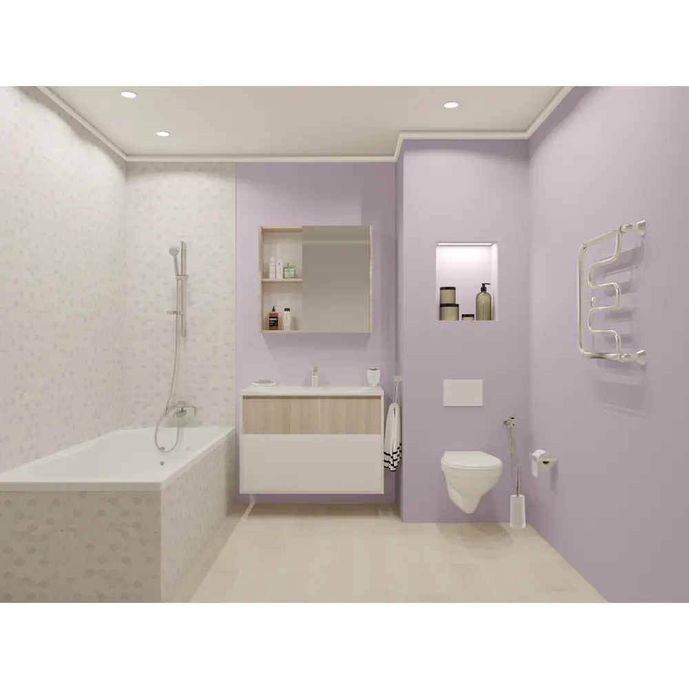 Краска для кухни и ванной цвет речной перламутр 0.9 л PARADE ICE STLM-2093613 - Вид №3