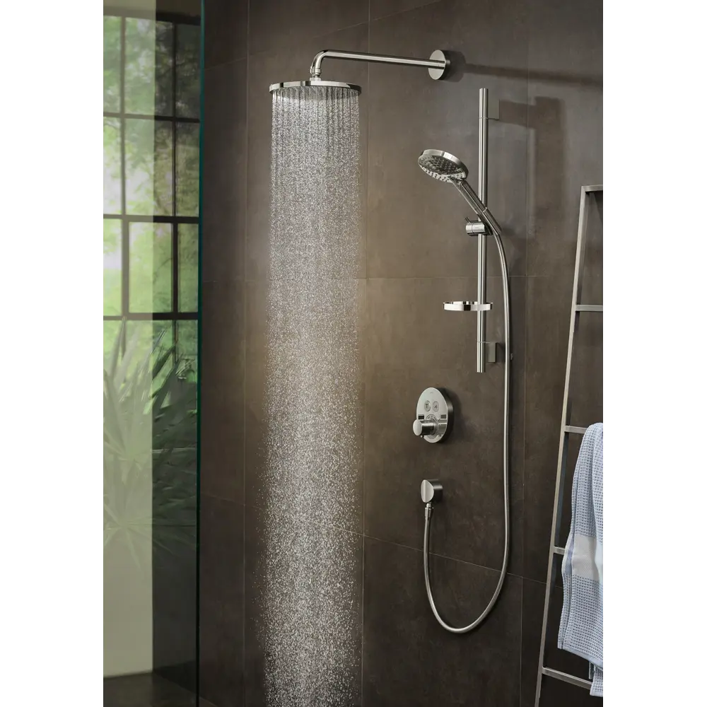 Лейка для душа Raindance PowderRain120 3 режима цвет хром Hansgrohe STLM-2191553 - Вид №10