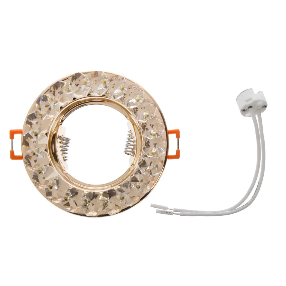 Спот встраиваемый Gloss, GU5.3, 35 Вт, цвет золото/белый LUMIN ARTE STLM-2000082 - Вид №1