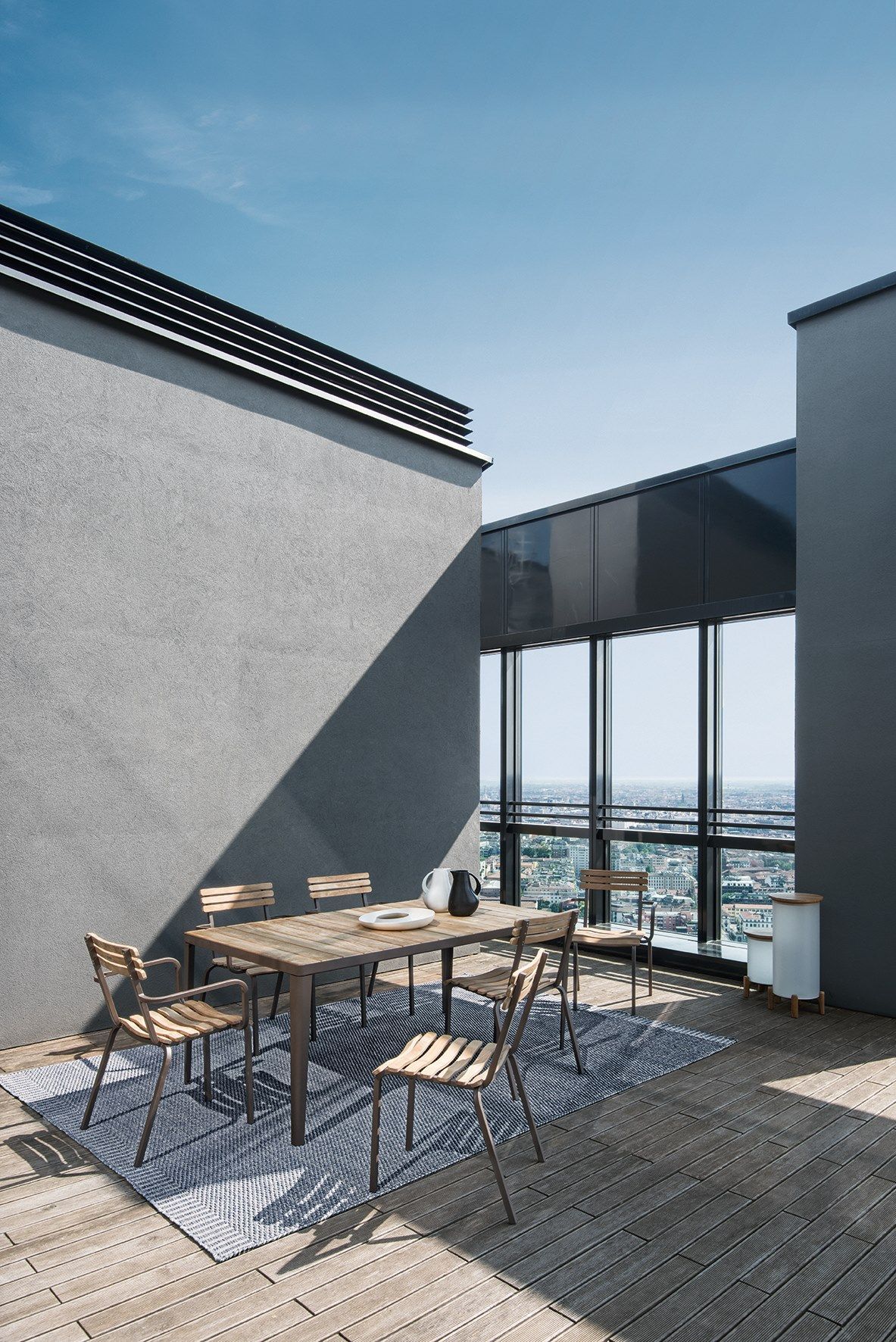 Прямоугольный садовый стол из тикового дерева Ethimo Laren ARCH-00129109 - Вид №6