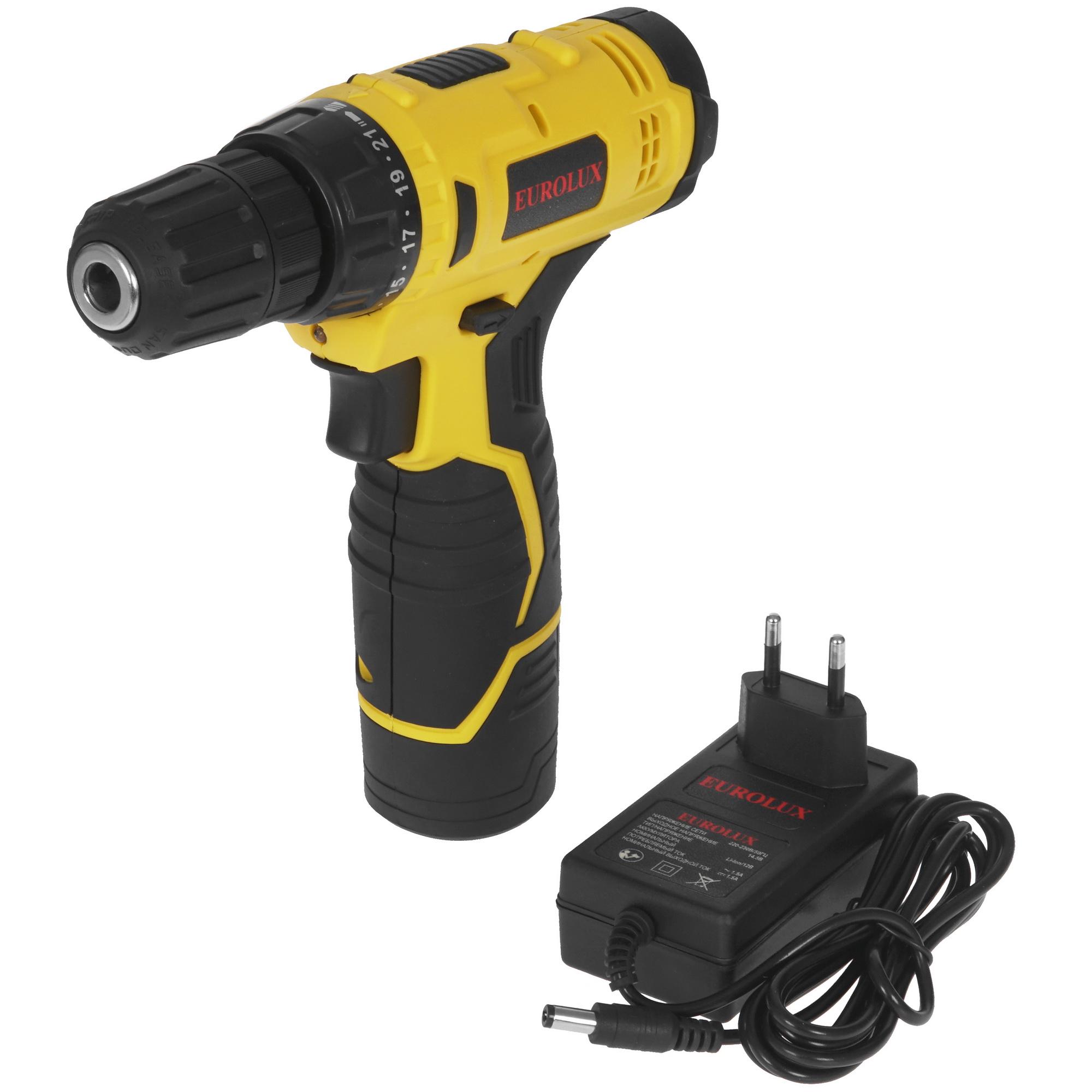Дрель-шуруповерт Eurolux ДА-12/1Li 9950663 STDN-0042874 - Вид №2