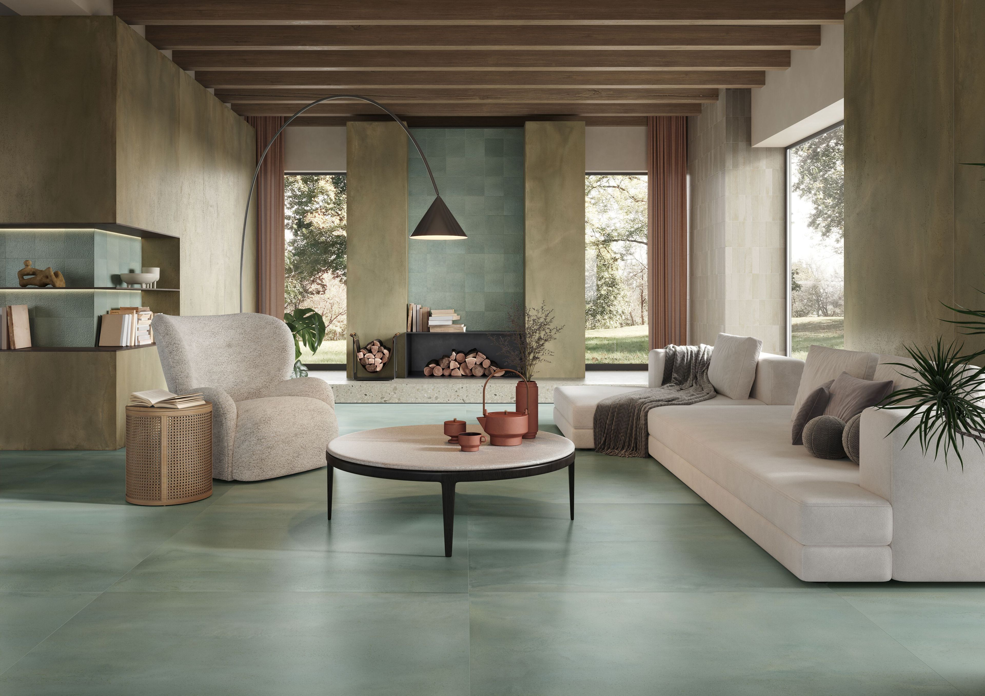 Напольное / керамогранит с металлическим эффектом Marca Corona Vulcanica ARCH-00131449 - Вид №5