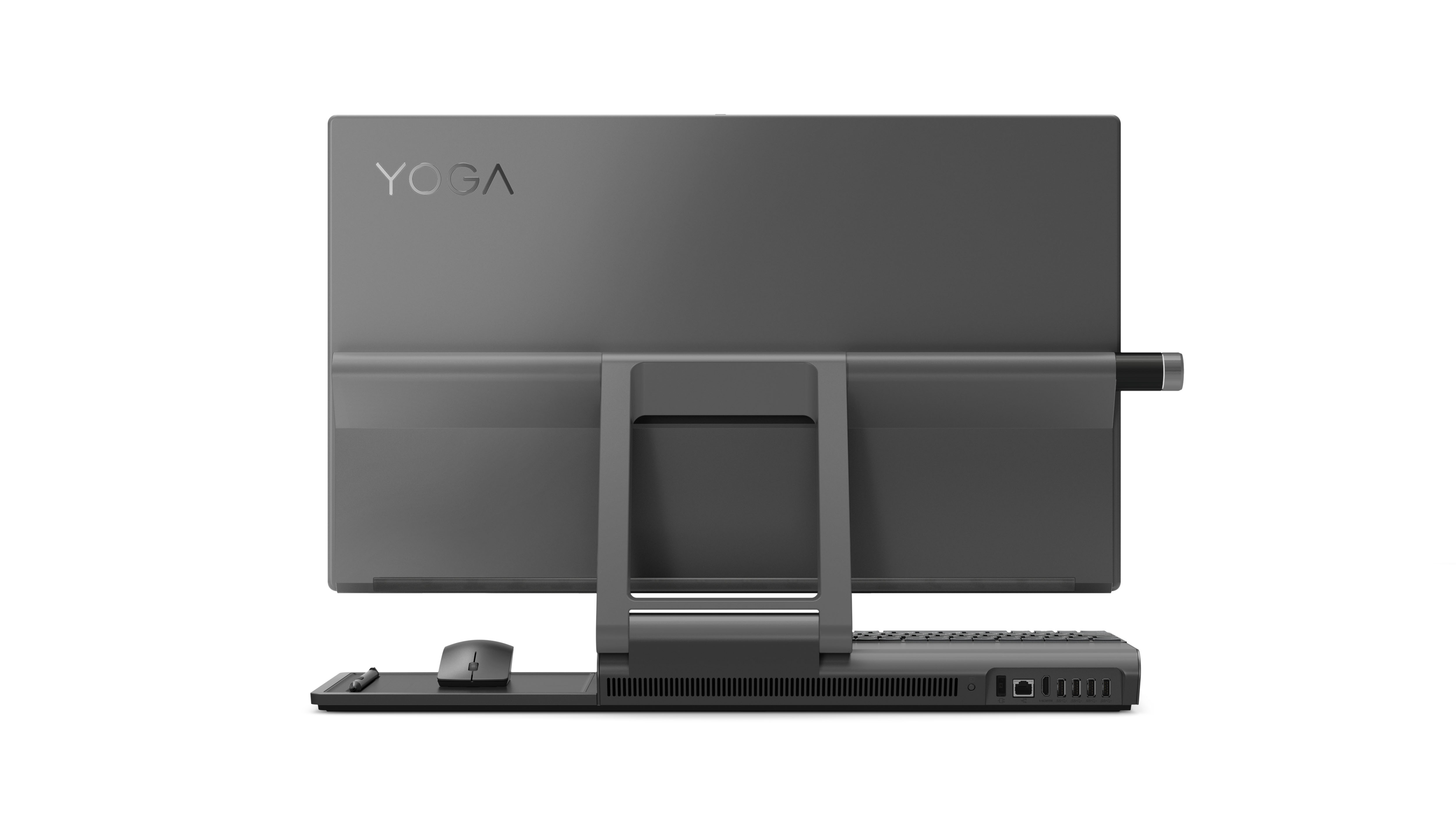 F0E5003URK yoga a940-27icb 27"(3840x2160)/touch/intel core i7 9700(3ghz)/16384mb/1000+512ssdgb/nodvd/ext:amd radeon rx 560(4096mb)/bt/wifi/war 1y/14.5kg/iron grey/w10 + wireless kb and mouse, pen Lenovo Santreyd  - Вид №5