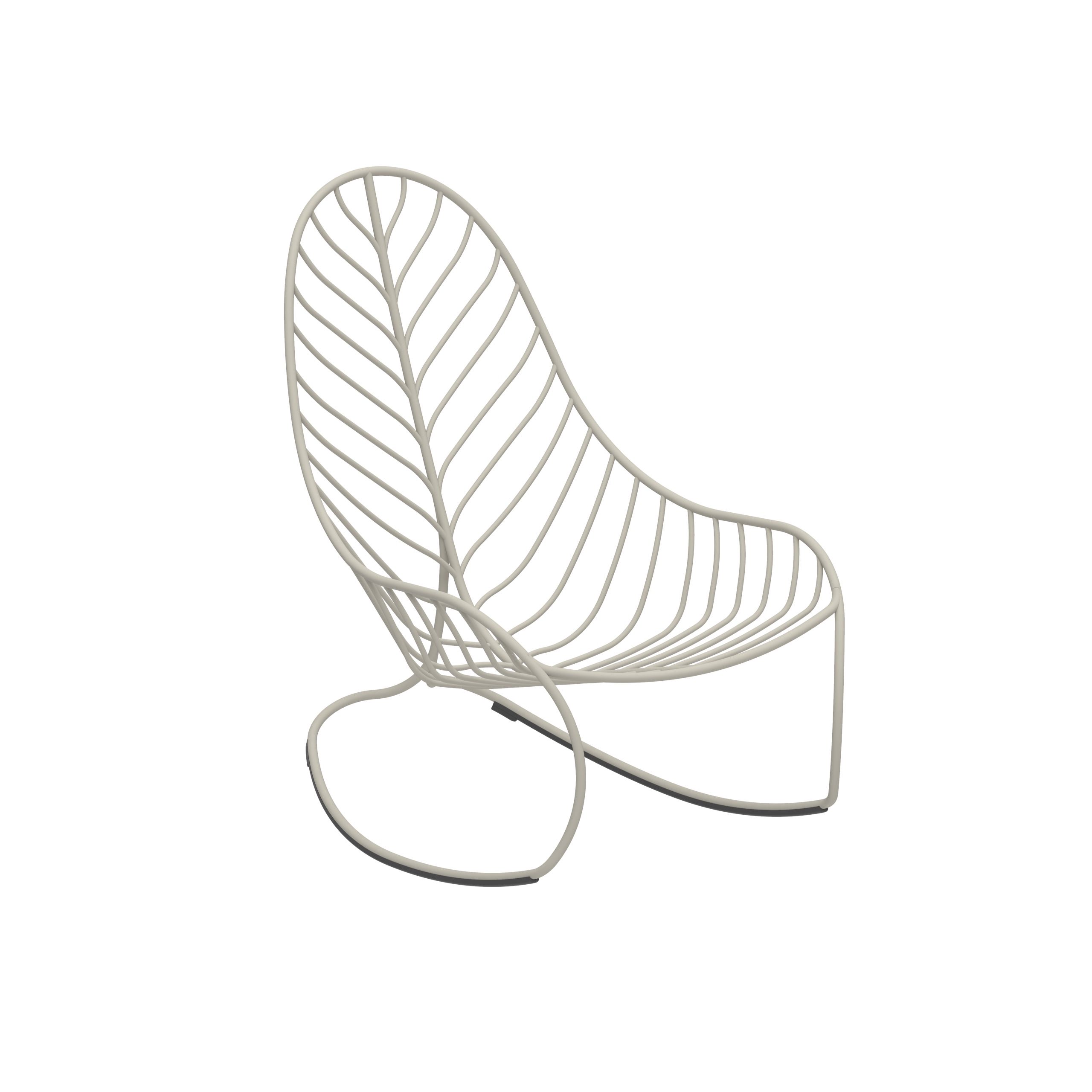 Кресло-качалка из нержавеющей стали Royal Botania Folia ARCH-00024823 - Вид №1