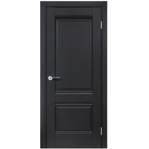 Комплект двери Классико-42 глухая 60x200 см Hardflex черный без доборов 89430424 STLM-2051828