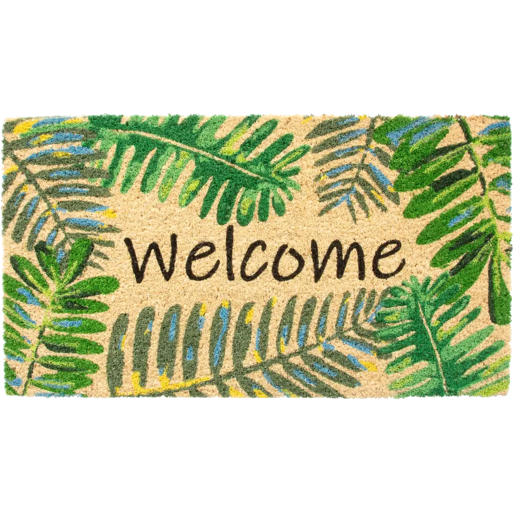 Коврик Kera «Summer Leaves», 40x75 см, кокос Velcoc STLM-2098008