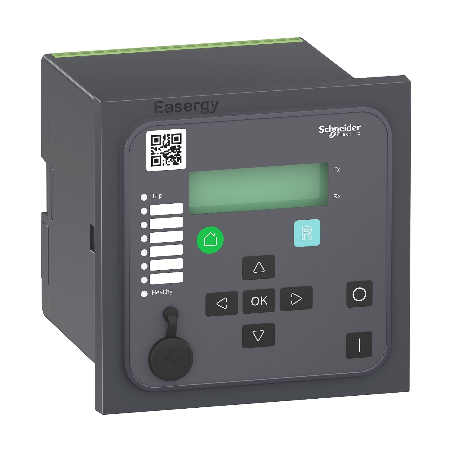 REL15023R Терминал F 90-250В 3ТТ 1Io: 0.05-12IN 1ТН, 8ВХ/6ВЫХ, RS485, USB Schneider Electric Easergy P1 