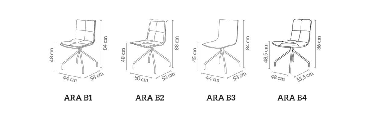 Стул на насесте с мягким сиденьем DRESSY ARA B1 ARCH-00103489 - Вид №3