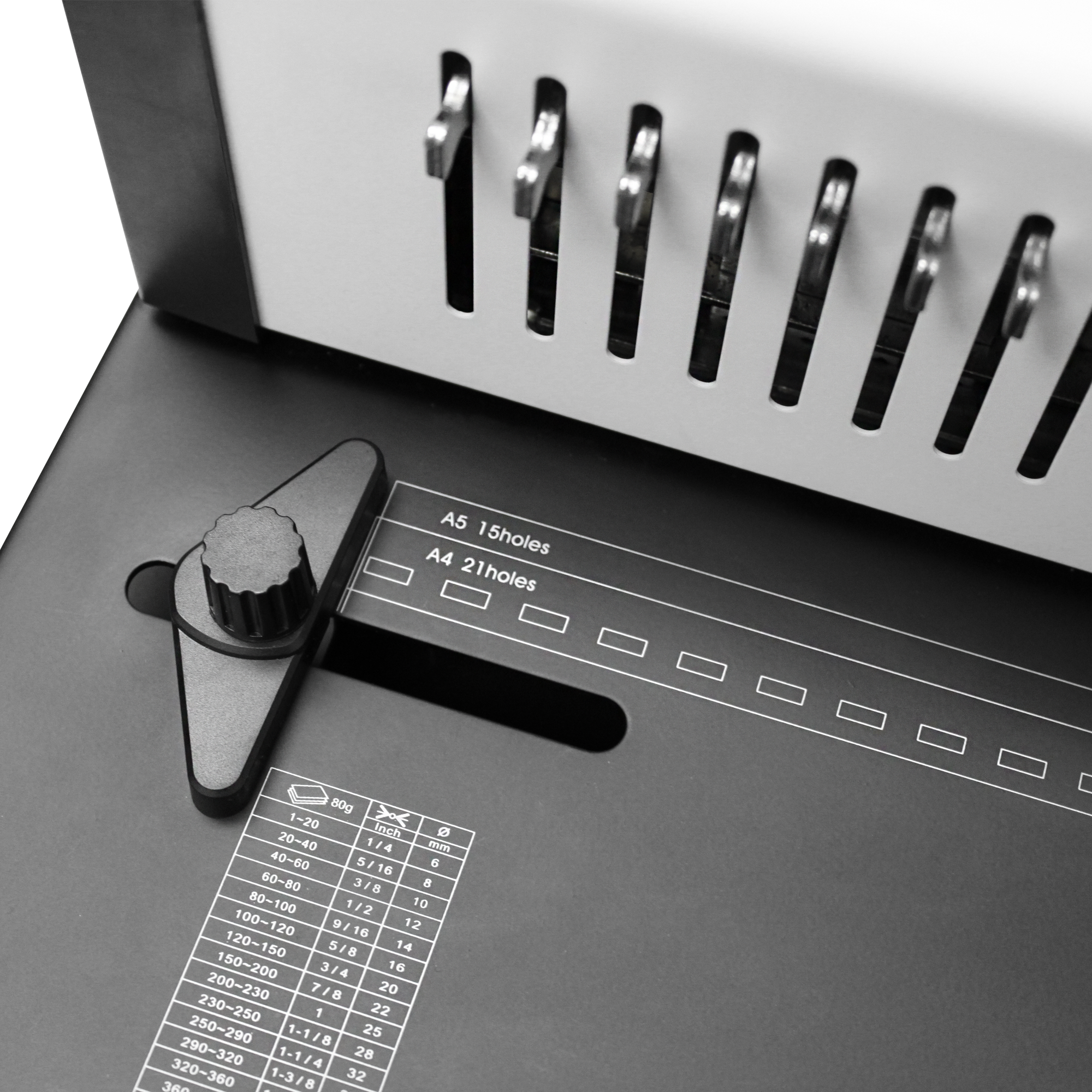 БП-25ПРО Переплетчик бп-25 про, на пластиковую пружину, а4, ручная перфорация 25 листов, переплет макс до 500 л., глубина перфорации 2,5-5,5 мм Гелеос Santreyd  - Вид №3