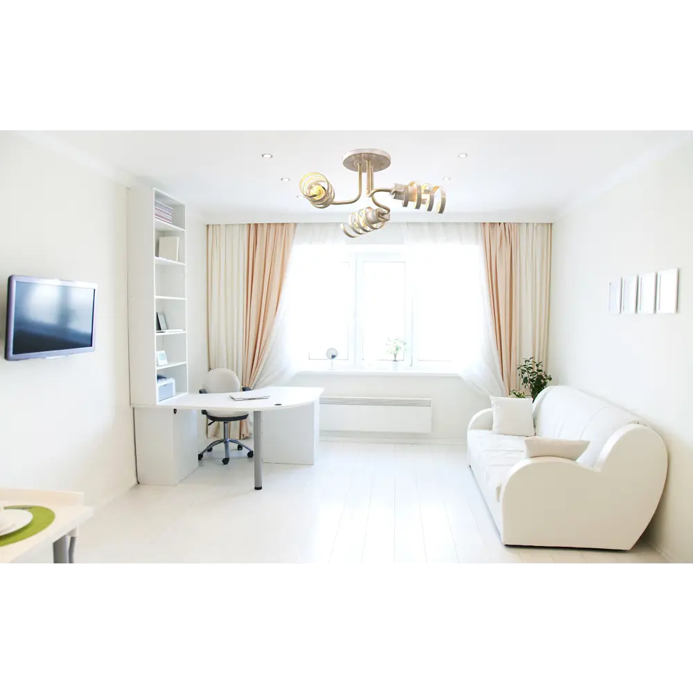 Люстра Фаэтон 3хЕ27х60 Вт цвет золото СВЕТУС STLM-2035155 - Вид №8