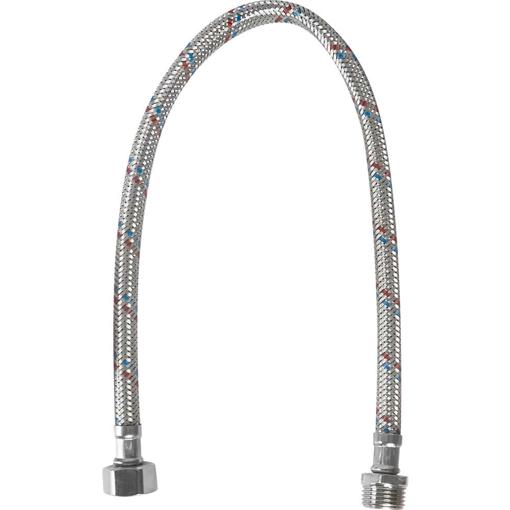 Гибкая подводка для воды Aquabeam 1/2"x1/2" гайка - штуцер 50 см STLM-2069405 - Вид №2