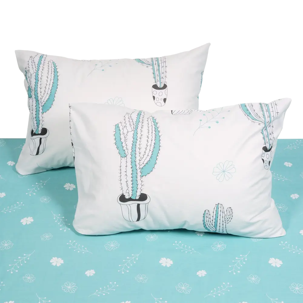 Комплект постельного белья Amore Mio Тропикана двуспальный сатин разноцветный STLM-2147886 - Вид №1