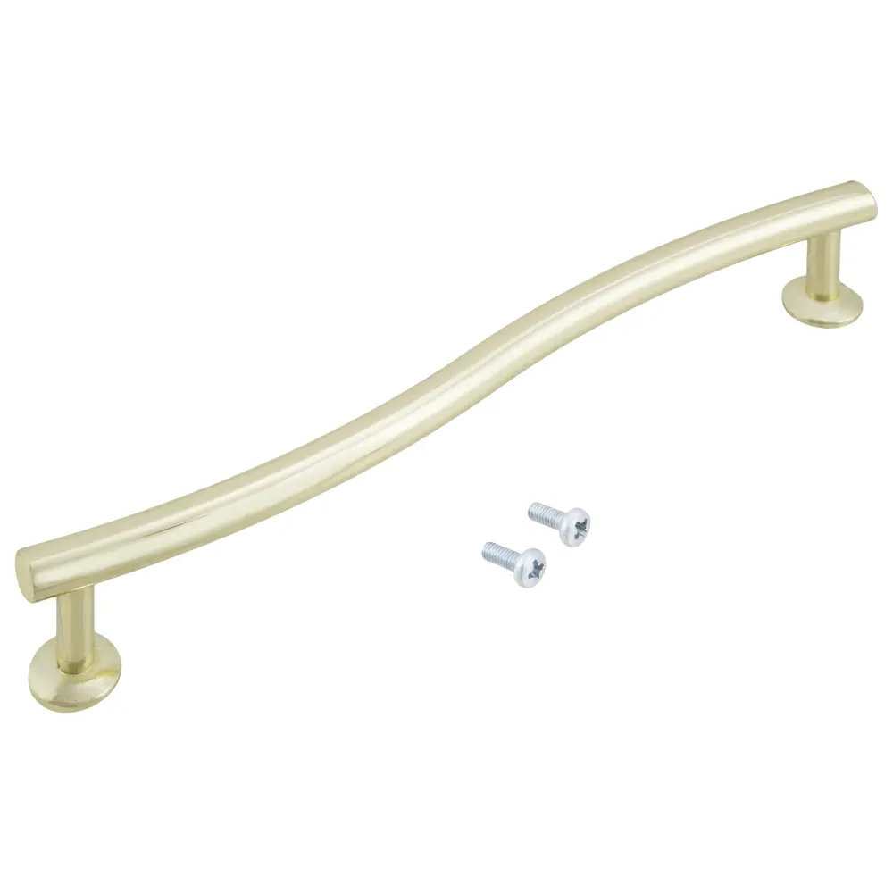 Мебельная ручка-скоба Kerron S-2161 матовое золото 160 мм STLM-2004311 - Вид №1