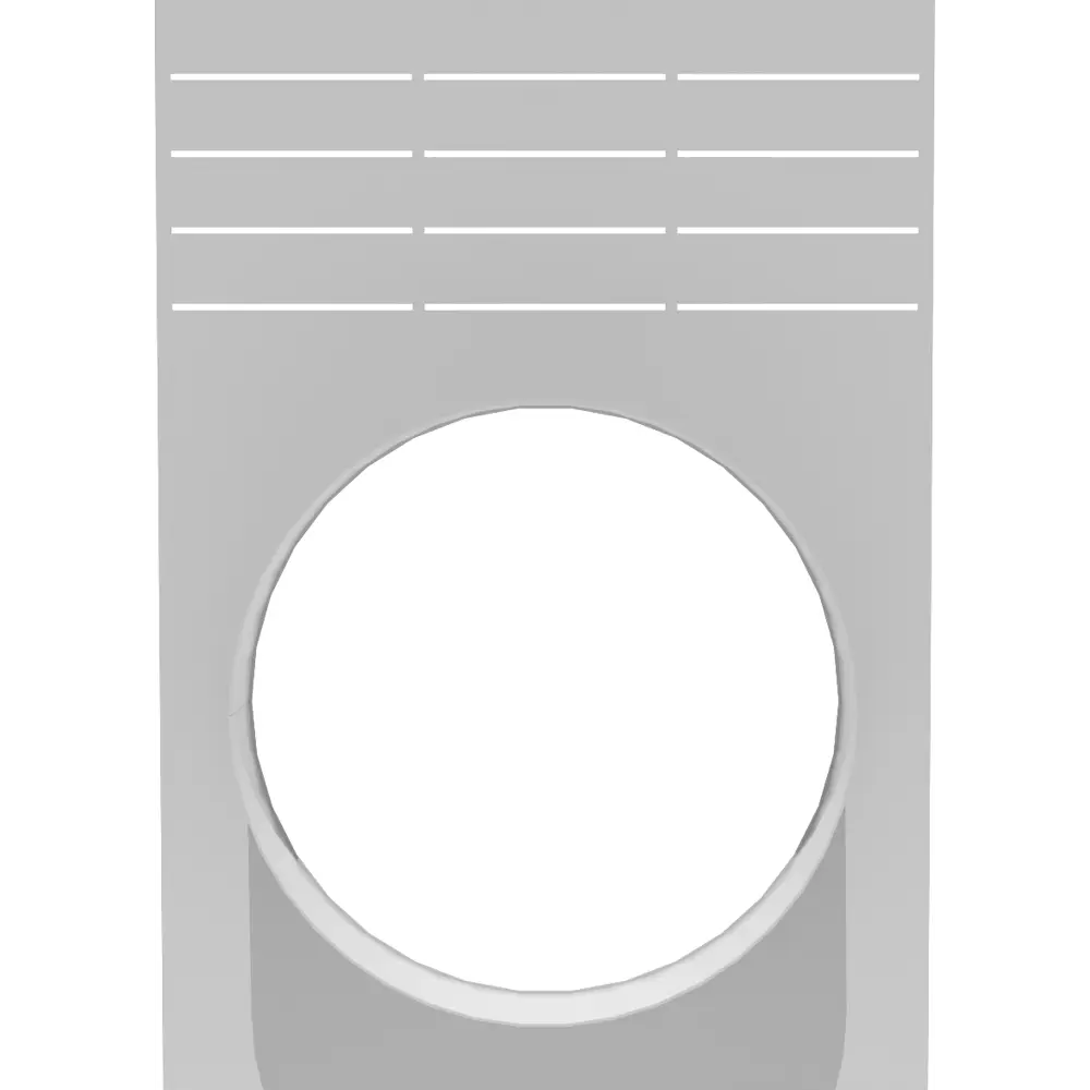 Торцевая заглушка DN200 с водосливом GIDROLICA STLM-2108144 - Вид №3