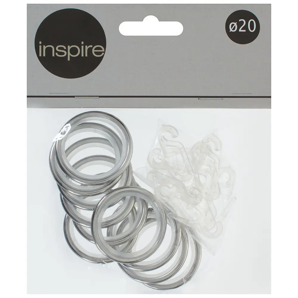 Кольцо с крючком Inspire 3.5 см цвет хром STLM-2094949 - Вид №2