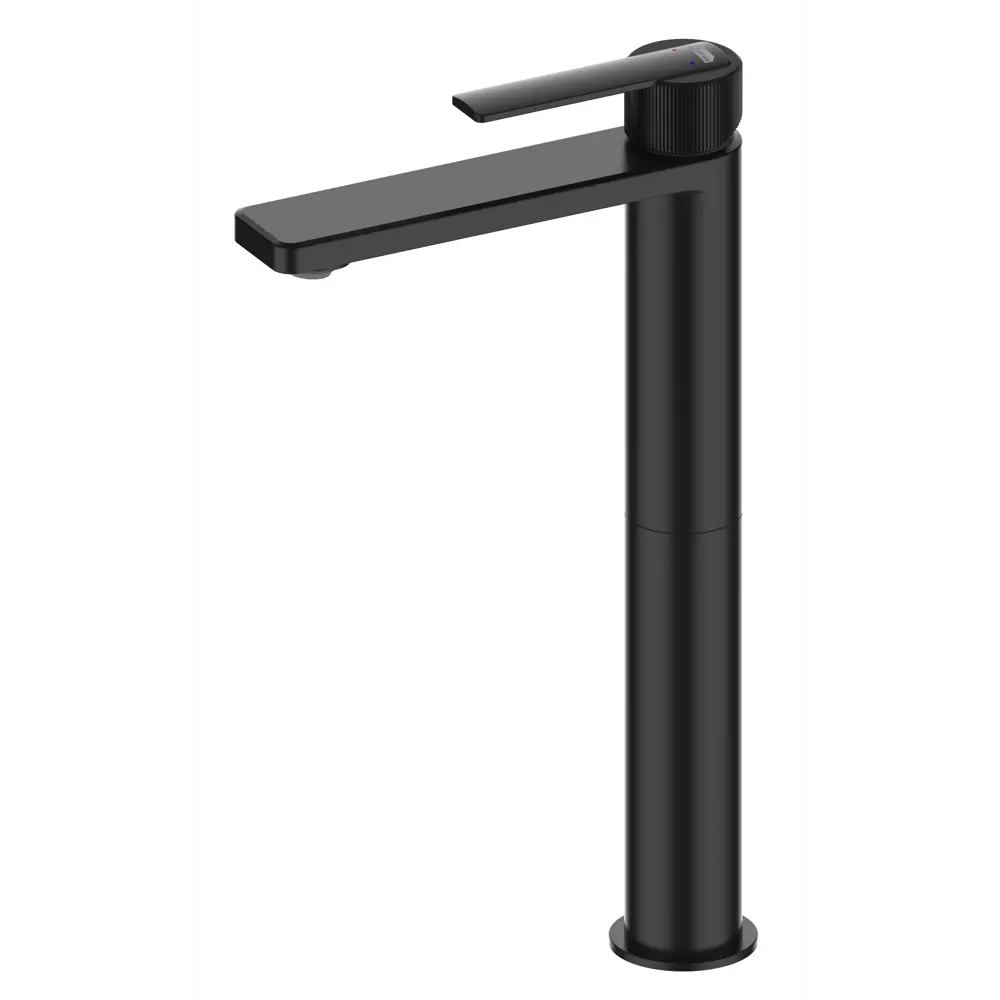 Смеситель для раковины KONSENSA Теано однорычажный на столешницу цвет черный матовый STLM-2004158