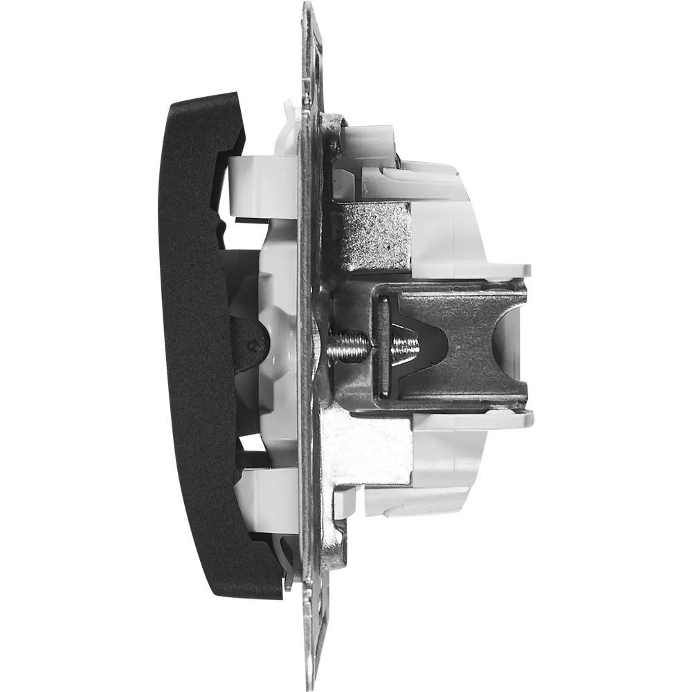 Schneider Electric Glossa — встраиваемый переключатель с 1 клавишей антрацит 86710492 STLM-0070862 - Вид №3