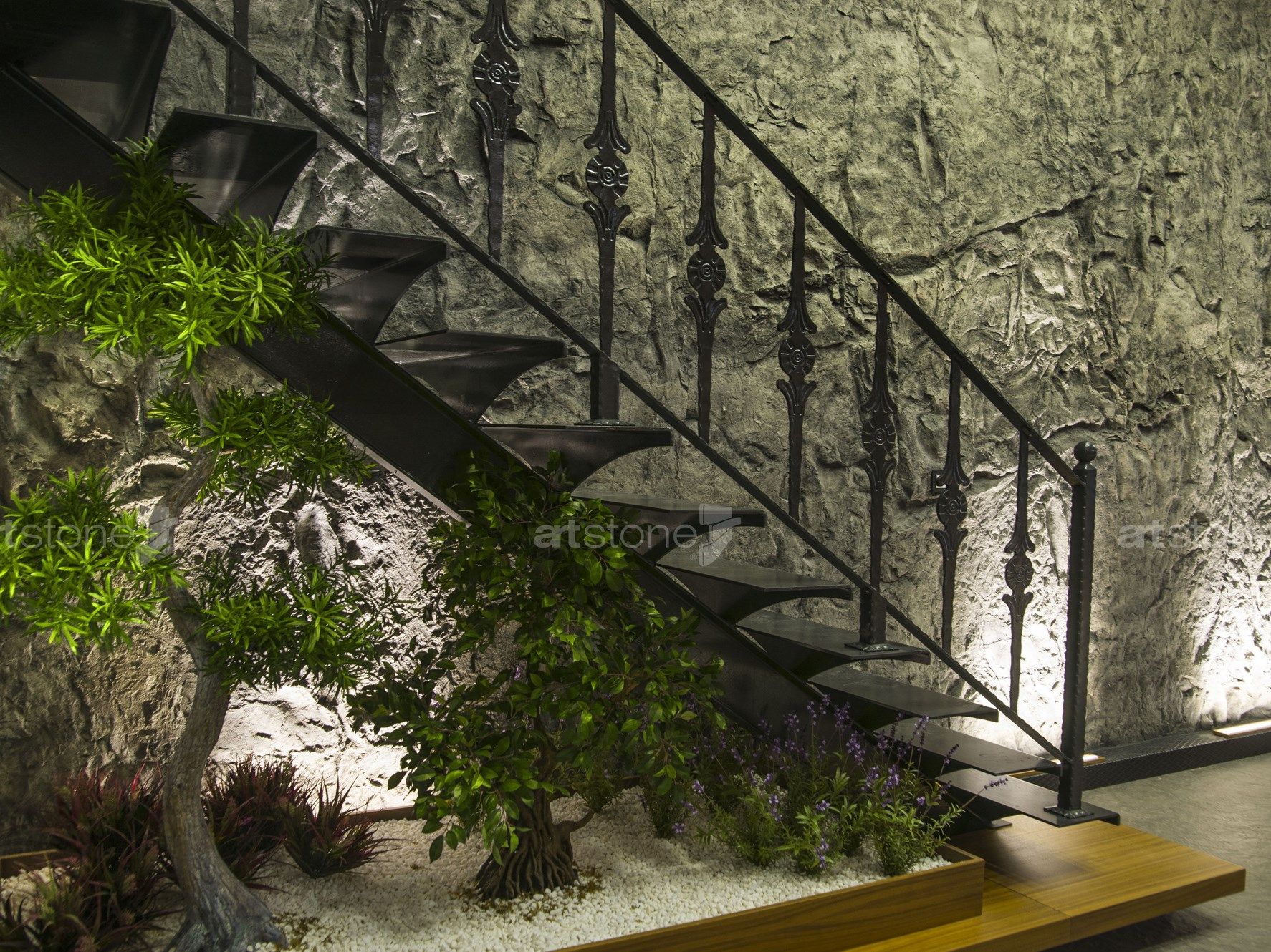 Панель с трехмерными эффектами из стекловолокна для внутреннего / наружного эффекта камня Artstone Panel Systems ROCA ARCH-00120590 - Вид №1