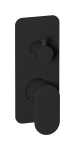 Встроенный смеситель для душа с двухходовым дивертером WE ARE IB sh061ii Matt Black YesPlease