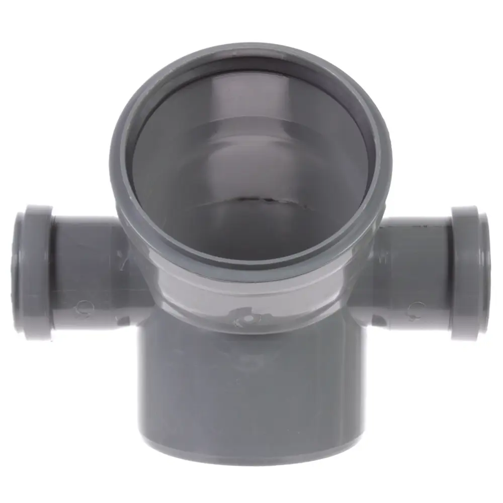 ПОЛИТЭК Отвод канализационный двухвыходной 110×45° для разводки труб 81965324 STLM-0015764 - Вид №1