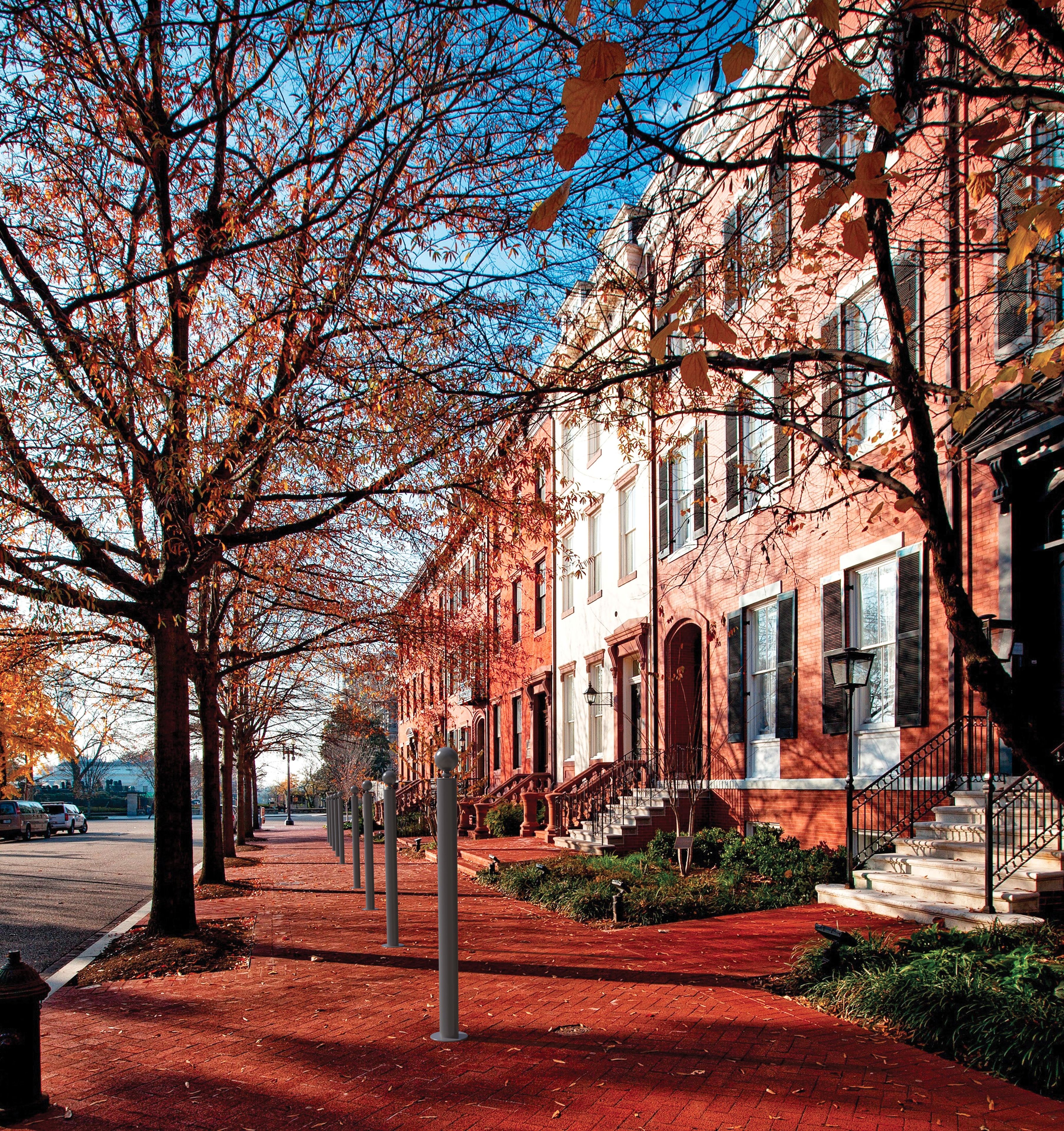 Стальной фиксированный столб боллард City Design STILUS ARCH-00107996 - Вид №2