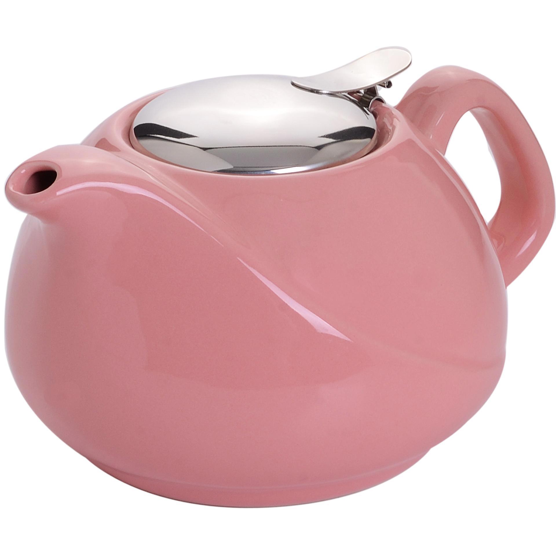 90272553 Заварочный чайник 750 мл керамика 30639 цвет розовый Керамические заварники STLM-0160824 LORAINE