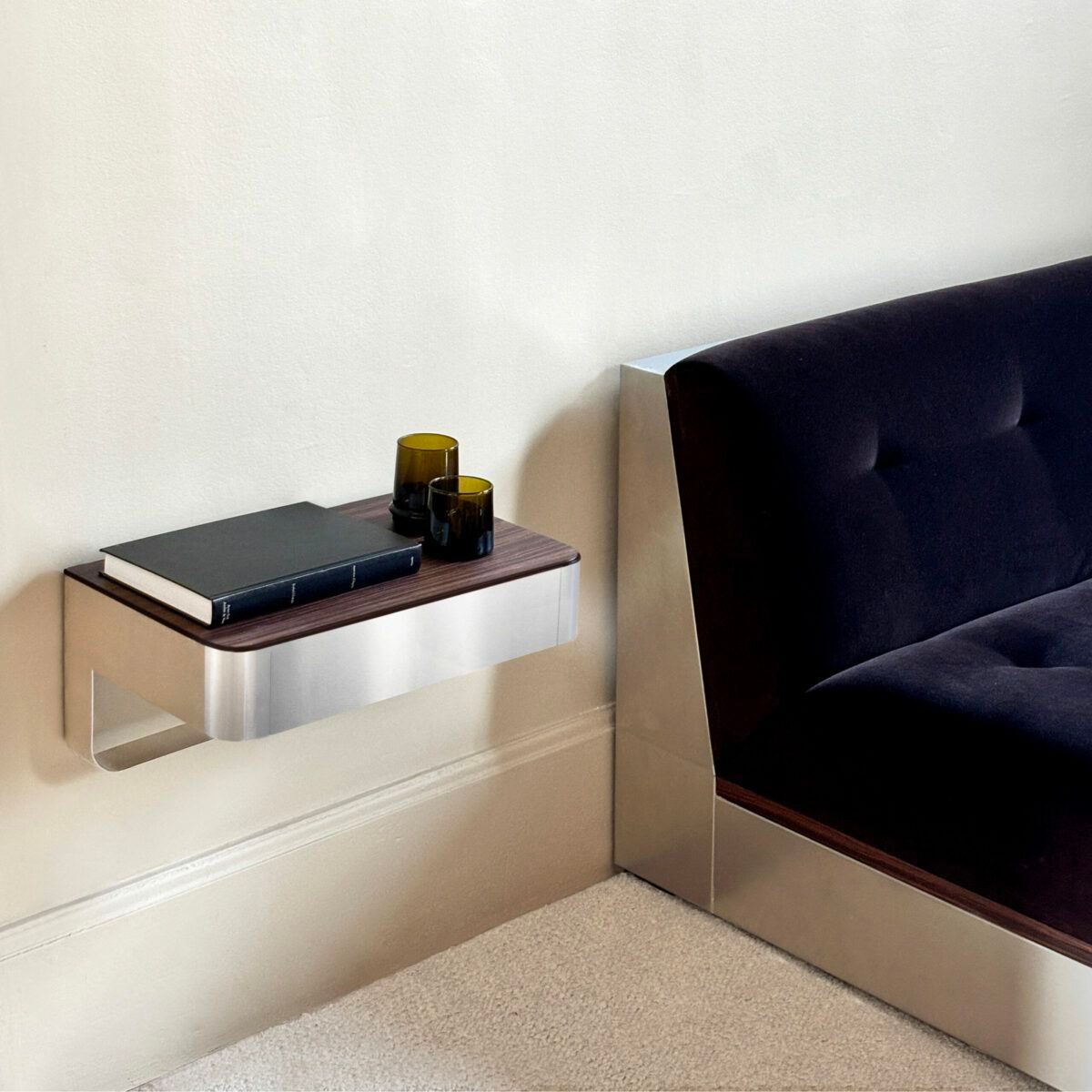 Подвесная тумбочка из розового дерева с ящиками RED EDITION JUDD ARCH-00007658 - Вид №2