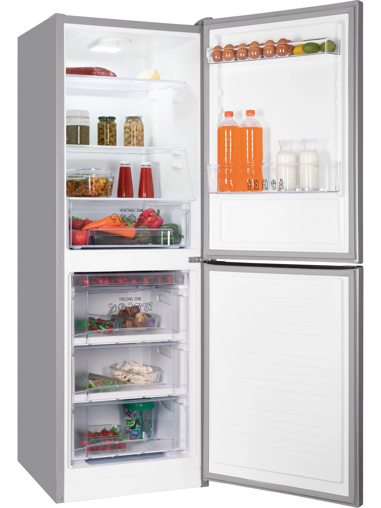 9291902 Холодильник с морозильником   NORD NRB 161NF S серебристый STDN-0077971 - Вид №1