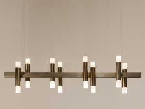 Металлический подвесной светильник