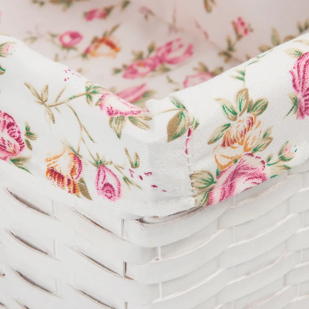 Корзина плетёная Стружки 37x26x17 см 16 л дерево цвет белый STORIDEA STLM-2142316 - Вид №4