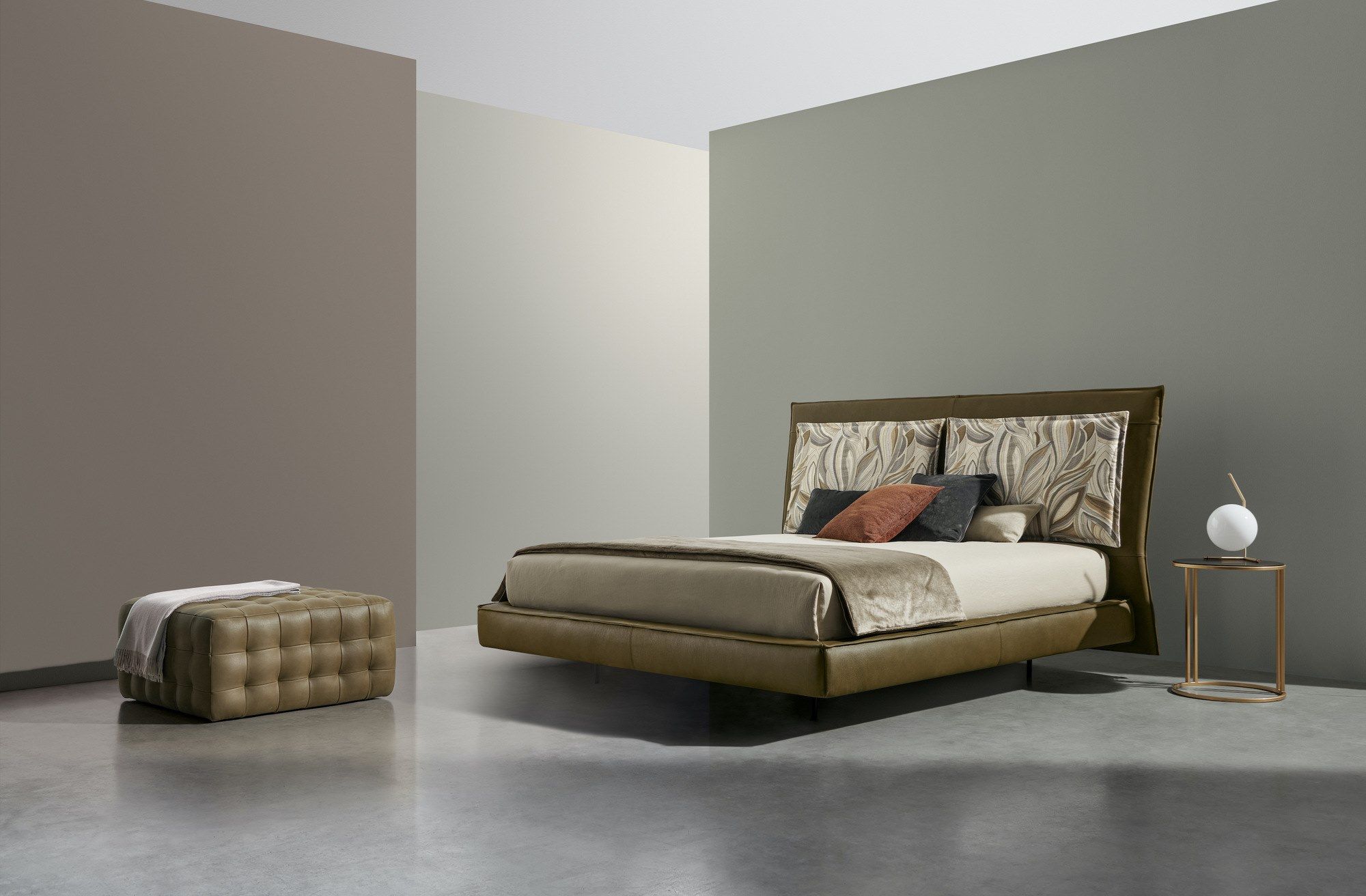 Двуспальная кровать с мягким контейнером Twils A-BOX ARCH-00057718 - Вид №5