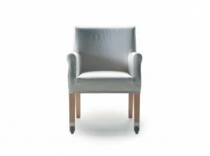 Flexform Съемный тканевый стул с подлокотниками