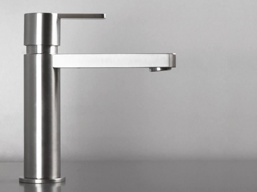 Super Inox Смеситель для раковины, однорычажный, настольный, из нержавеющей стали Exo 0301119x - Вид №1