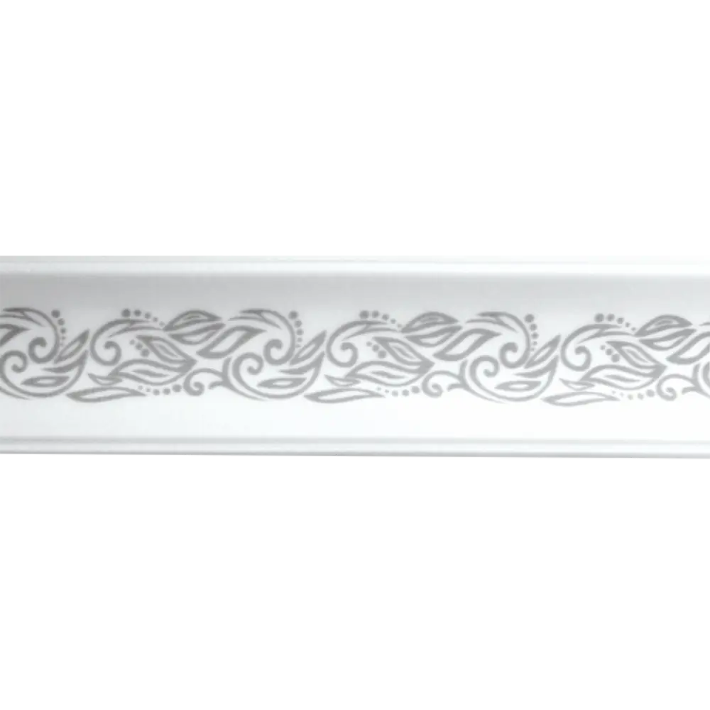 Плинтус потолочный полистирол Solid С15/40 серебряный 39x20x2000 мм STLM-2044322