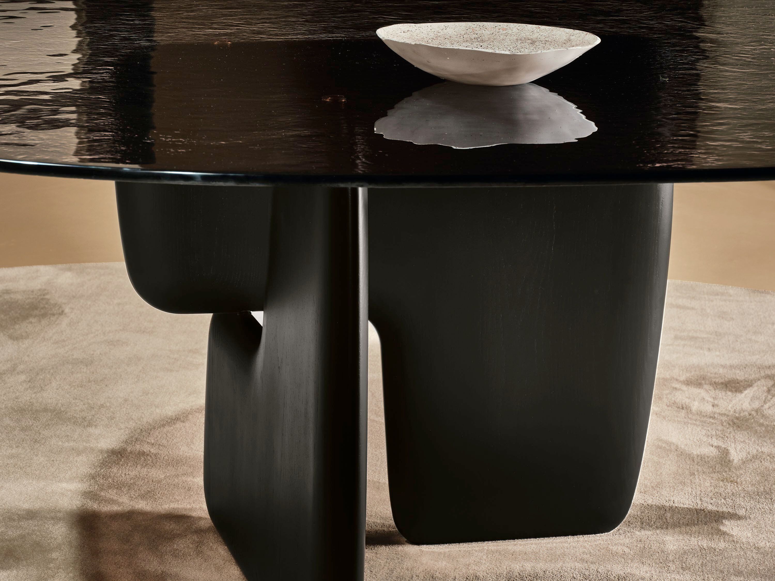 Деревянный и мраморный обеденный стол Naturedesign Главная ARCH-00110080 - Вид №6