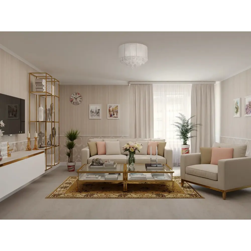 Свеча-столбик 6/8 см цвет бежевый Santreyd STLM-2046614 - Вид №4