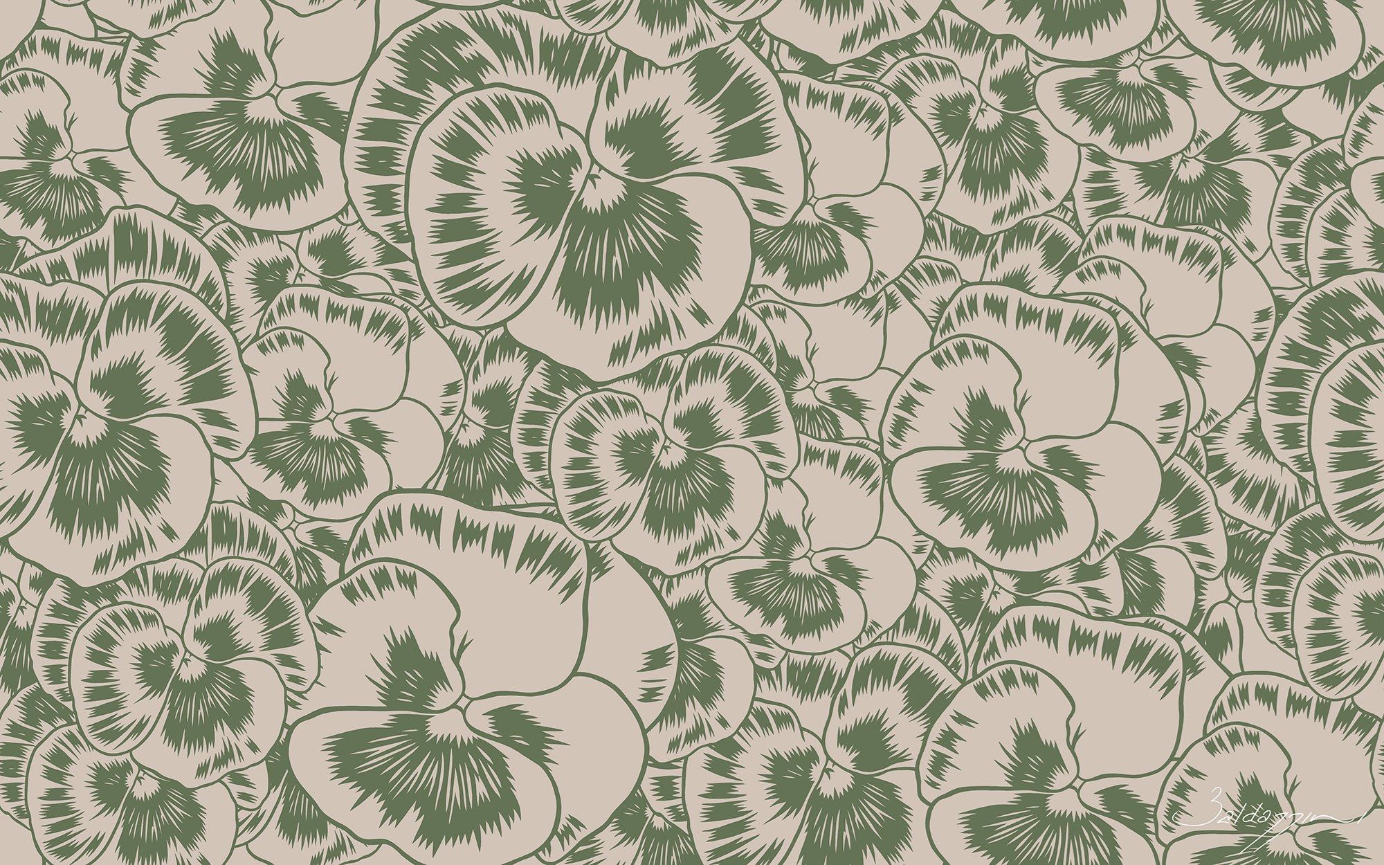 Цветочные узоры нетканые обои Tecnografica коллекции произведений искусства ARCH-00131272 - Вид №6