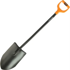 Лопата для земляных работ Fiskars SolidTM, 112 см сталь, с черенком
