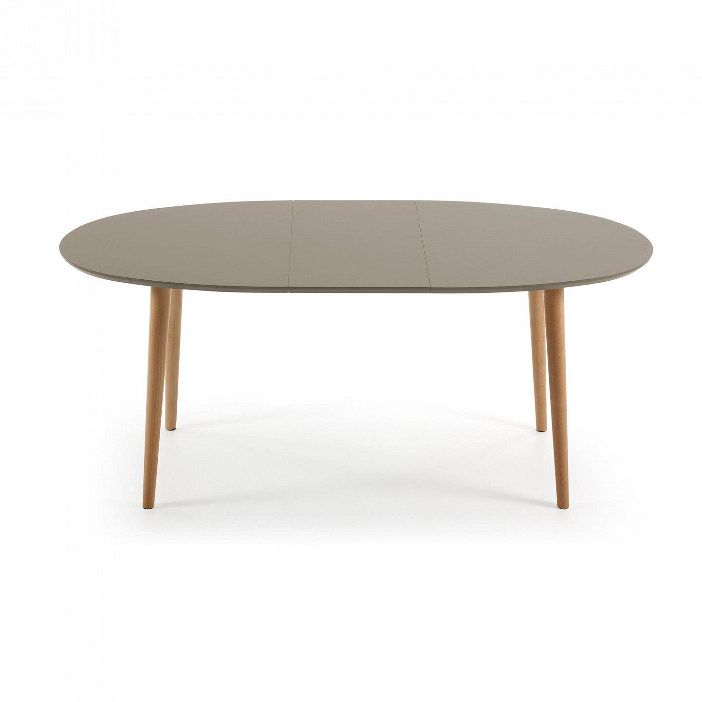 045666 Стол коричневый раздвижной La Forma Oakland  - Вид №2