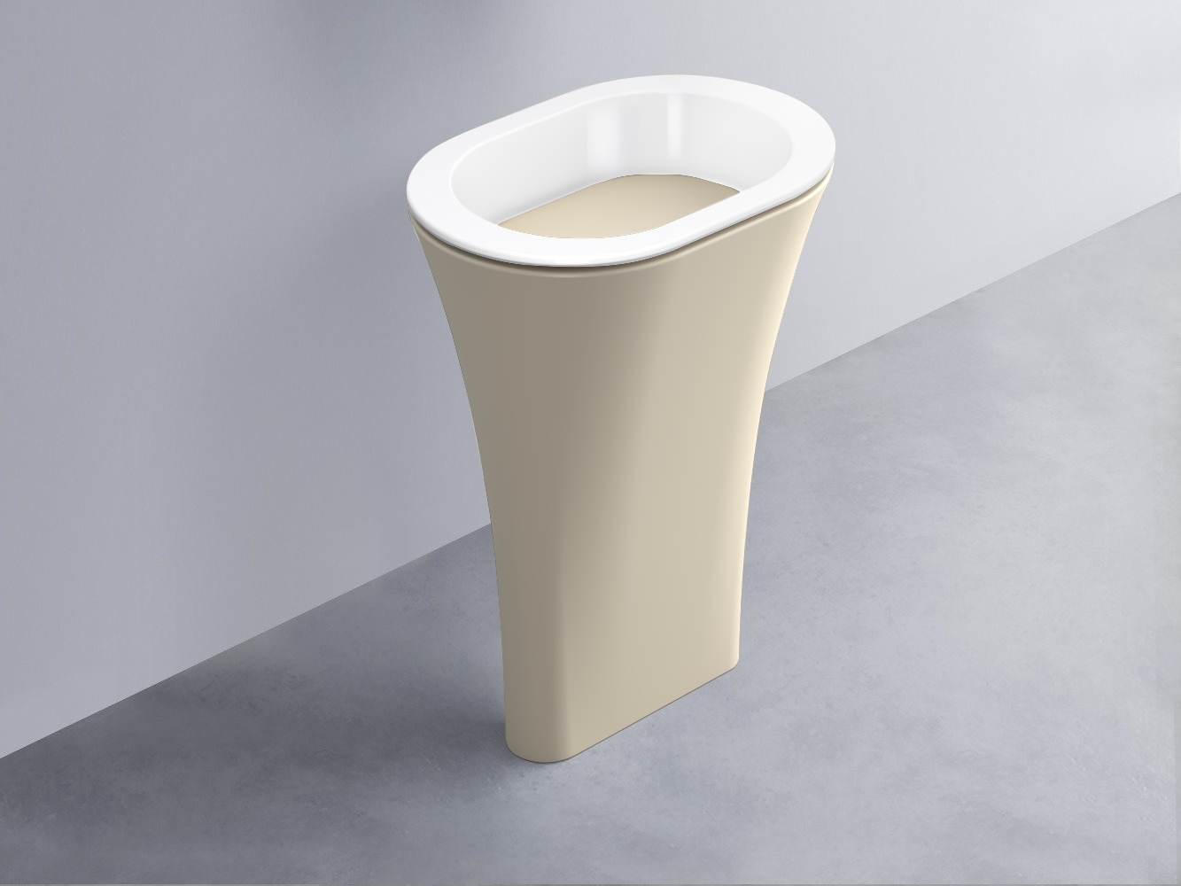 AMLA65-BL+AMPILO-LN+AMCOLO-LN Раковина Amedeo Ovale отдельностоящая cielo Enjoy + Amedeo Ceramica Cielo