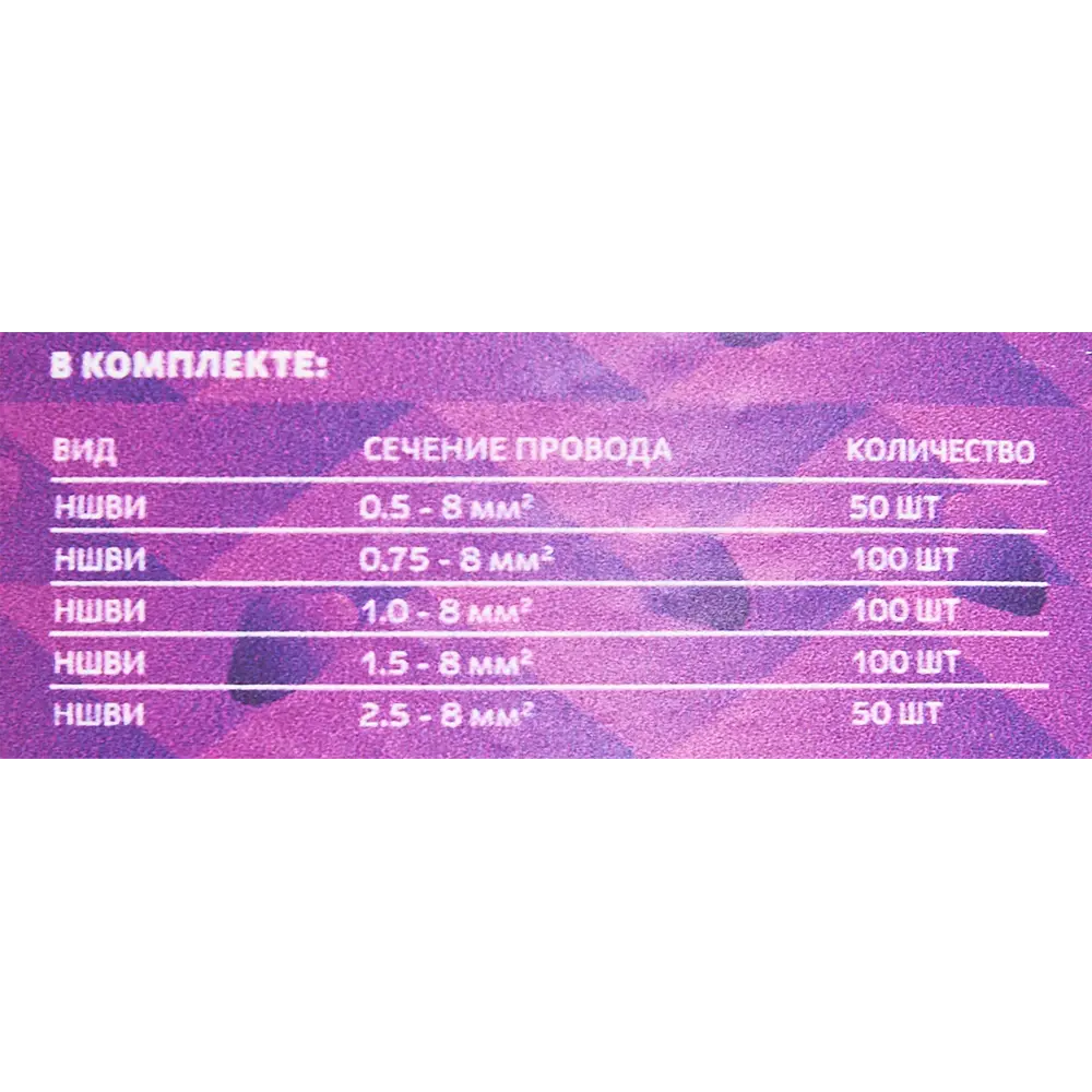 Santreyd НШВИ-1: набор изоляционных наконечников для проводов 0.5-2.5 мм² 87660269 STLM-1107970 - Вид №4