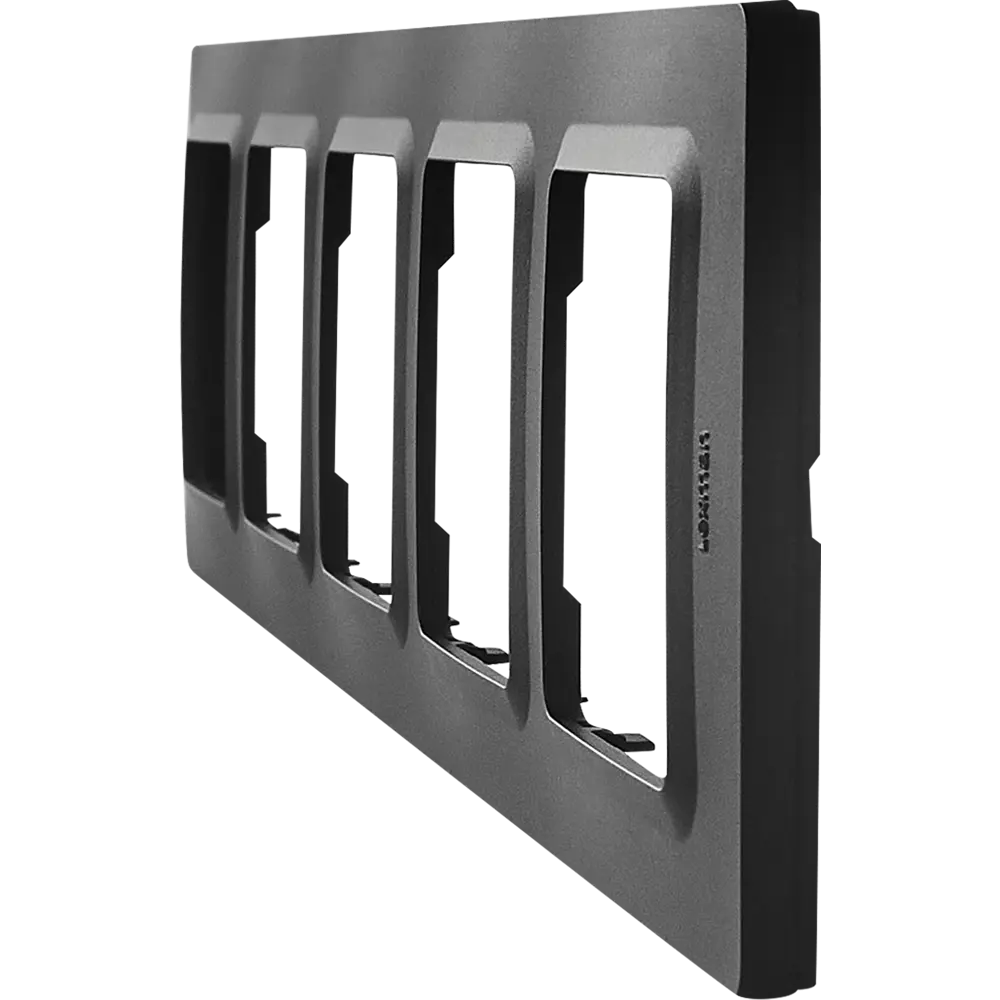 LEXMAN LILIAN — Декоративная рамка для розеток, 5 постов, антрацит 86761658 STLM-0071370 - Вид №2